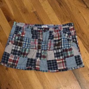 AE plaid skirt